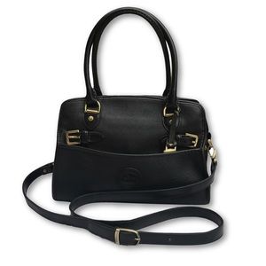 Dooney & Bourke Satchel Bag + Crossbody Strap